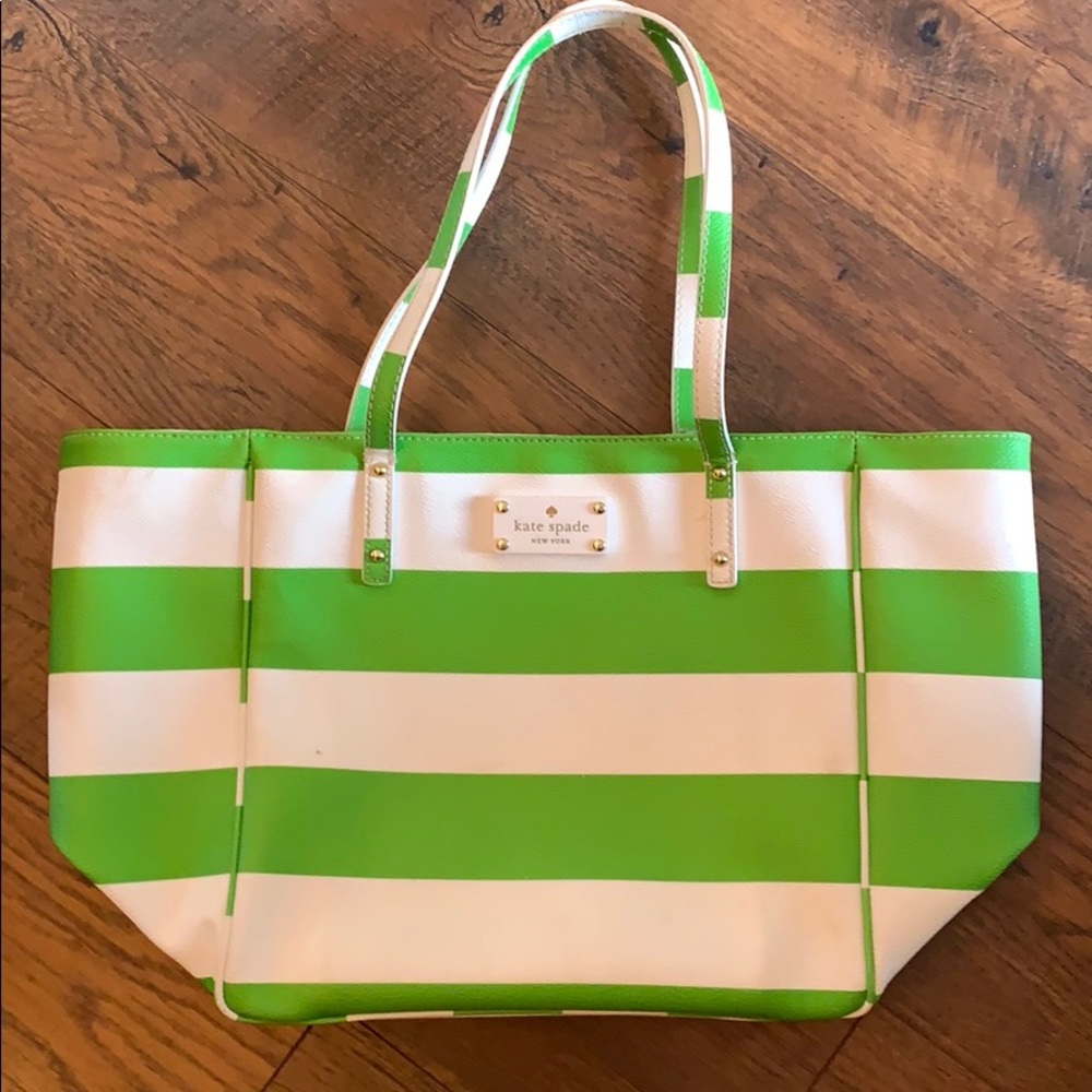 Kate Spade striped tote